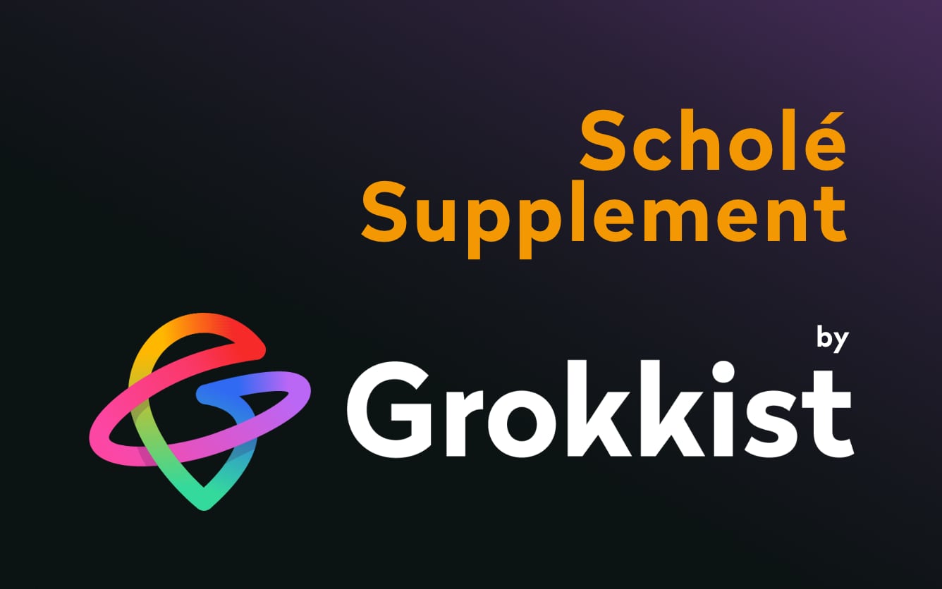 Scholé Supplement Newsletter logo graphic