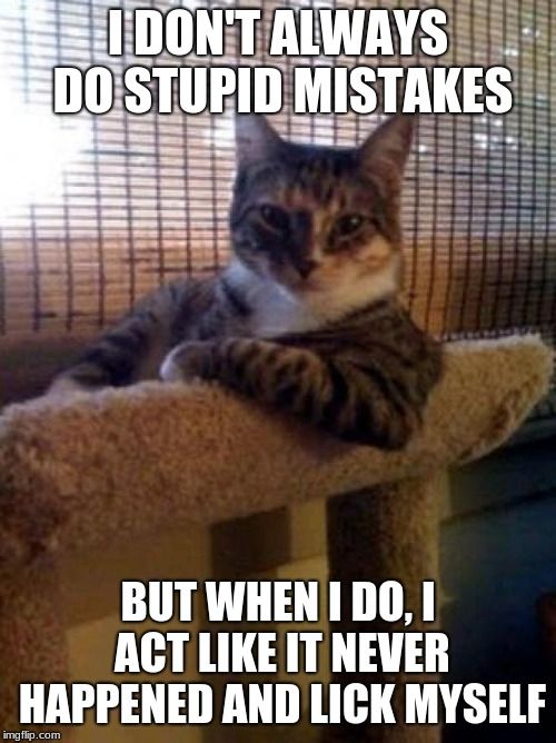 Oops! Everybody makes mistkaes